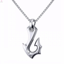 Stainless steel silver horseshoe nail cross necklace jewelry